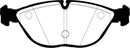 EBC 00-03 BMW Z8 5.0 Greenstuff Front Brake Pads