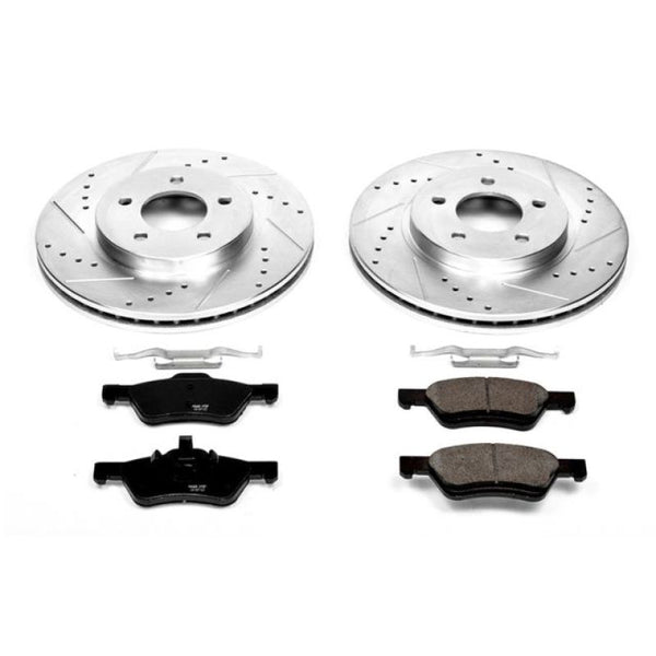 Power Stop 05-10 Ford Escape Front Z23 Evolution Sport Brake Kit