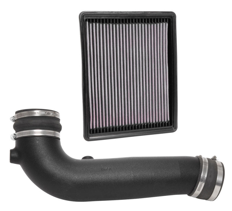 Airaid 17-18 GMC Sierra 1500/Yukon Denali 6.2L V8 F/I Airaid Jr Intake Kit - Oiled / Red Media