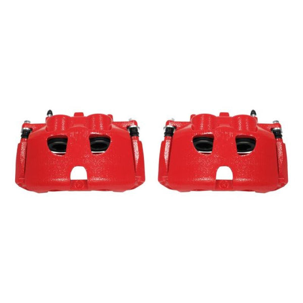 Power Stop 10-17 Ford Expedition Front Red Calipers w/Brackets - Pair