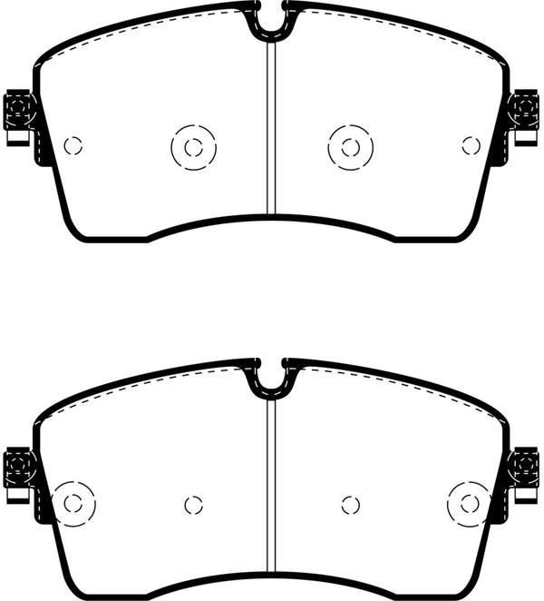 EBC 2018+ Jaguar E-Pace 2.0L Turbo (246) Greenstuff Front Brake Pads