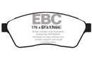 EBC 10-11 Cadillac SRX 2.8 Turbo Redstuff Front Brake Pads
