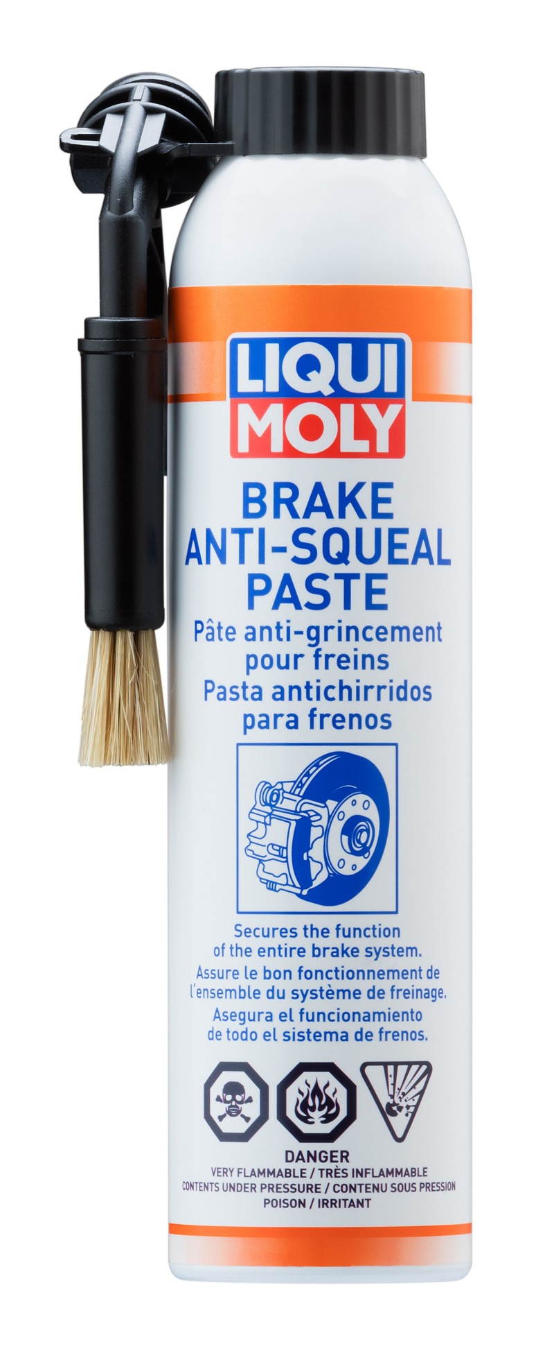 LIQUI MOLY 200mL Brake Anti-Squeal Paste (Can w/ Brush) - Case of 6