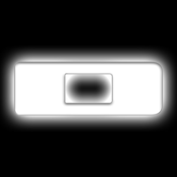 ORACLE Lighting Universal Illuminated LED Letter Badges - Matte White Surface Finish - D