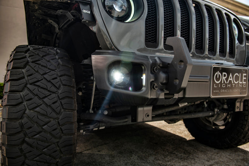 Oracle Jeep Wrangler JL/Gladiator JT Sport High Performance W LED Fog Lights - No Halo