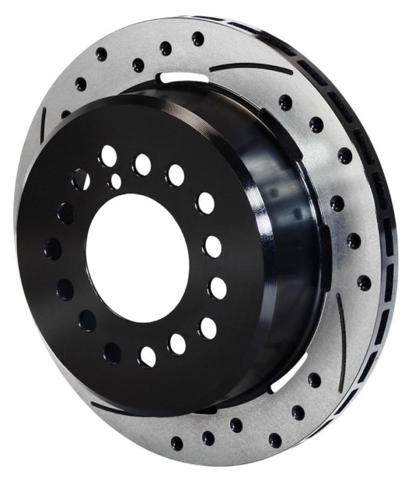 Wilwood Rotor-2.32in Offset-SRP-BLK-Drill-RH 12.19 x .810-5 x 4.75in-.44/.48/.50 Studs