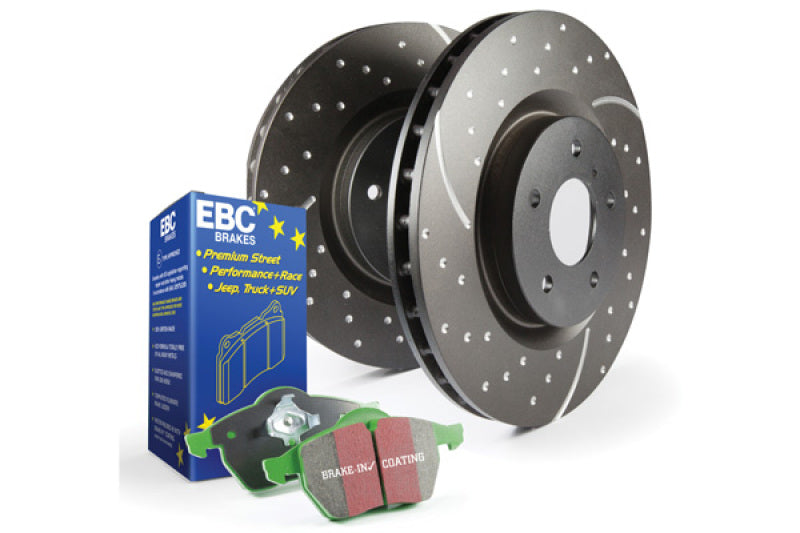 EBC S3 Kits Greenstuff Pads & GD Rotors