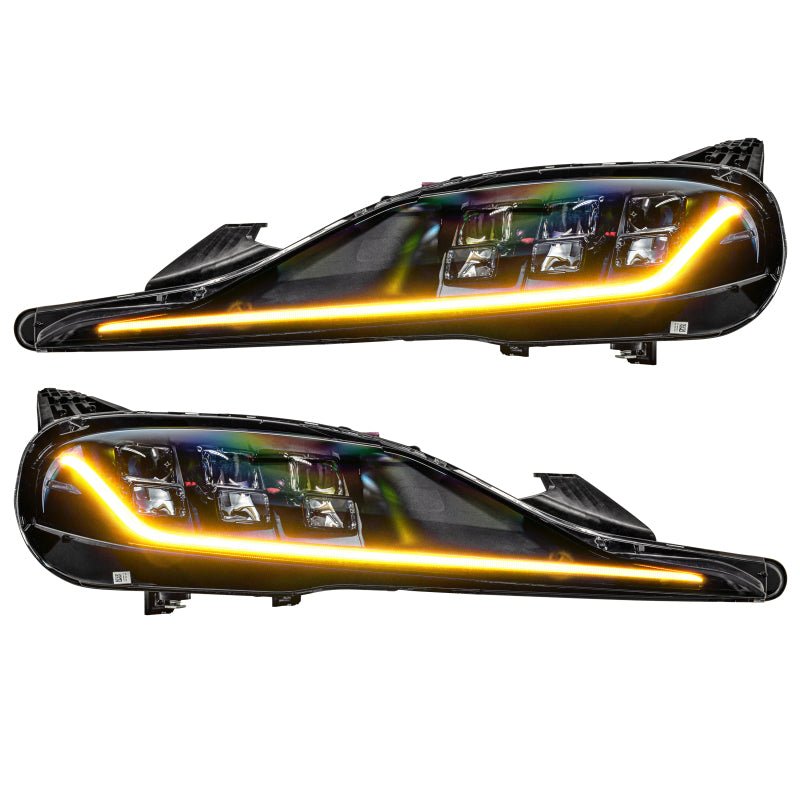 Oracle 20-21 Toyota Supra GR RGB+A Headlight DRL Upgrade Kit - ColorSHIFT w/o Controller