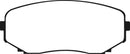 EBC 11-14 Ford Edge 2.0 Turbo Greenstuff Front Brake Pads