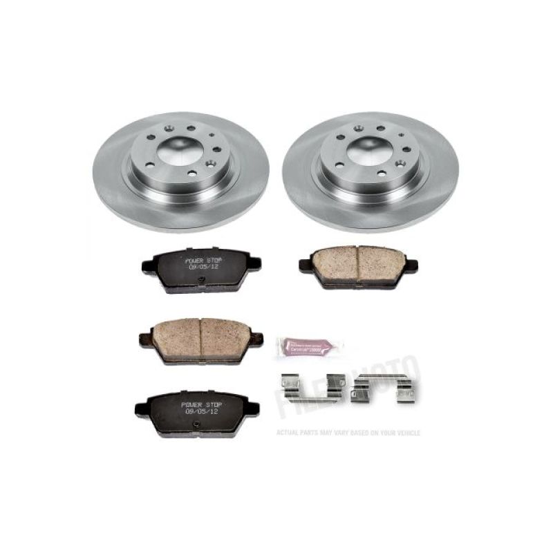 Power Stop 06-12 Ford Fusion Rear Autospecialty Brake Kit