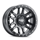 Dirty Life 9309 Canyon Pro 17x9/5x127 BP/-38mm Offset/71.5mm Hub Matte Black Wheel - Beadlock