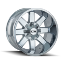 ION Type 141 20x12 / 6x135 BP / -44mm Offset / 106mm Hub Chrome Wheel