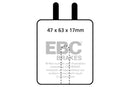 EBC 59-65 Aston Martin DB4 3.7 Vantage Yellowstuff Front Brake Pads