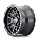 Dirty Life 9309 Canyon Pro 17x9/5x127 BP/-38mm Offset/71.5mm Hub Matte Black Wheel - Beadlock