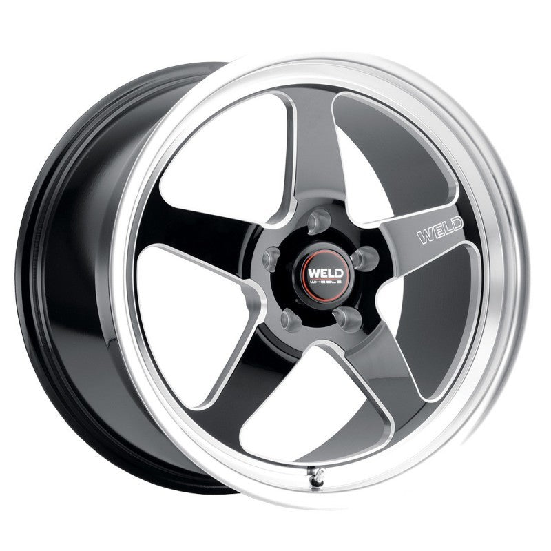 Weld 18x10.5 Ventura 5x114.3 ET50 BS7.75 Gloss BLK MIL DIA 72.56