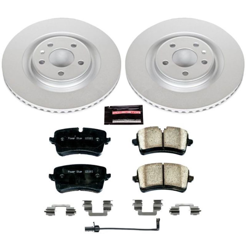 Power Stop 14-18 Audi A6 Rear Z23 Evolution Sport Coated Brake Kit