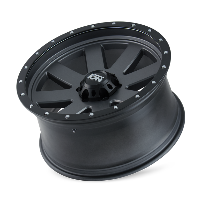 ION Type 134 20x9 / 5x150 BP / 0mm Offset / 110mm Hub Matte Gunmetal/Black Beadlock Wheel