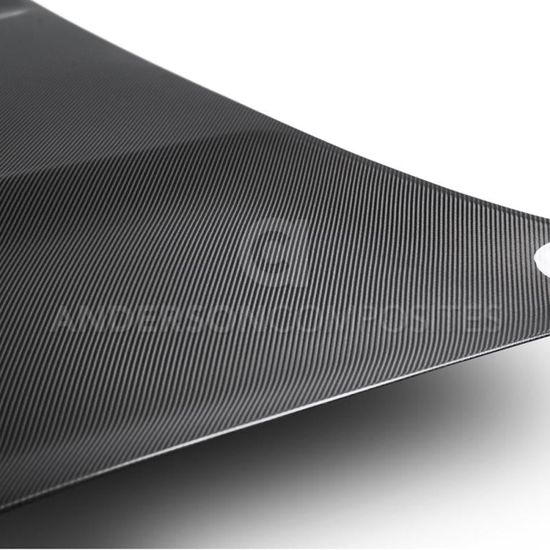 Anderson Composites 2015-2017 Ford Mustang Shelby GT350 Double Sided Carbon Fiber Hood