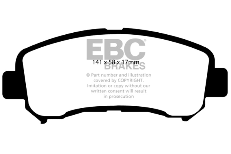 EBC 14+ Nissan Juke 1.6 Turbo Nismo RS Ultimax2 Front Brake Pads