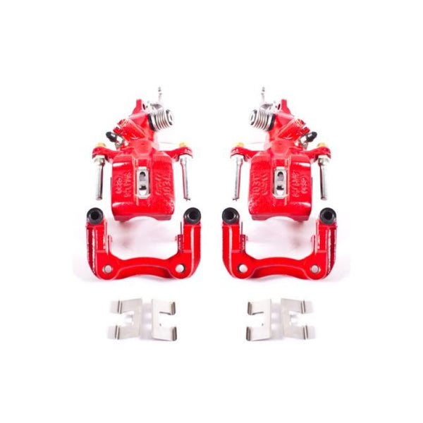 Power Stop 04-08 Acura TSX Rear Red Calipers w/Brackets - Pair
