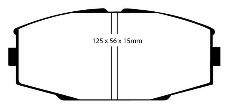 EBC 86-92 Toyota Supra 2.8 Yellowstuff Front Brake Pads