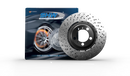SHW 18-19 Porsche 911 Carrera 4 GTS 3.0L w/o Ceramic Brake Right Frt Drilled-Dimpled LW Brake Rotor