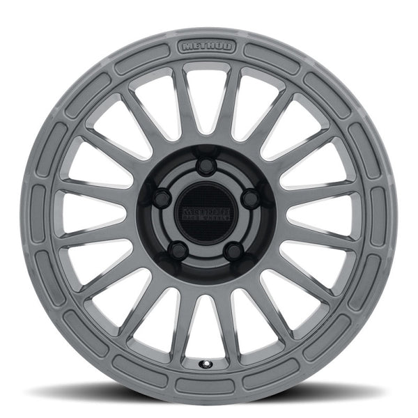 Method MR314 17x7.5 +25mm Offset 5x150 110.5mm CB Gloss Titanium Wheel