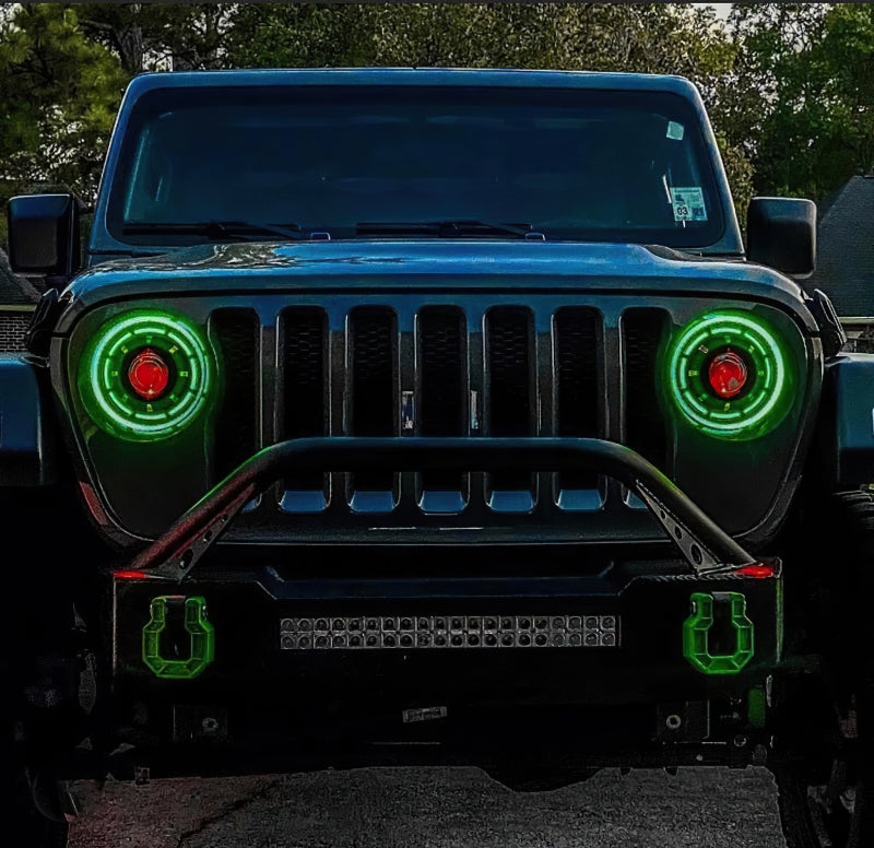 Oracle Oculus Bi-LED Projector Headlights for Jeep JL/Gladiator JT - ColorSHIFT w/ Simple Controller