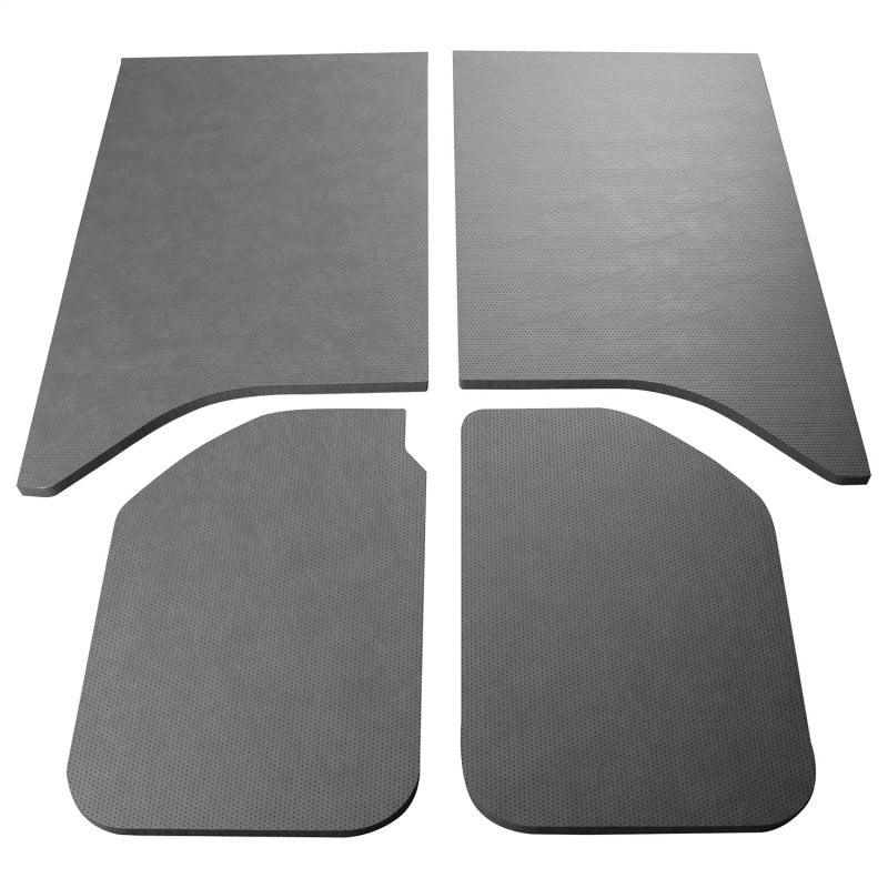 DEI 11-18 Jeep Wrangler JK 2-Door Leather Look Headliner Gray 4 Piece