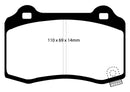 EBC 04-05 Cadillac CTS-V 5.7 Bluestuff Rear Brake Pads