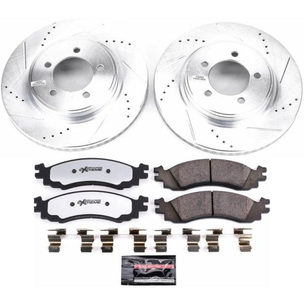 Power Stop 06-10 Ford Explorer Front Z36 Truck & Tow Brake Kit