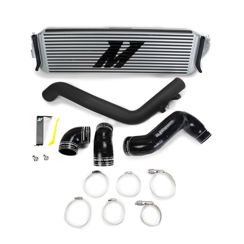 Mishimoto 2017+ Honda Civic Type R Performance Intercooler Kit - Silver Core Black Piping