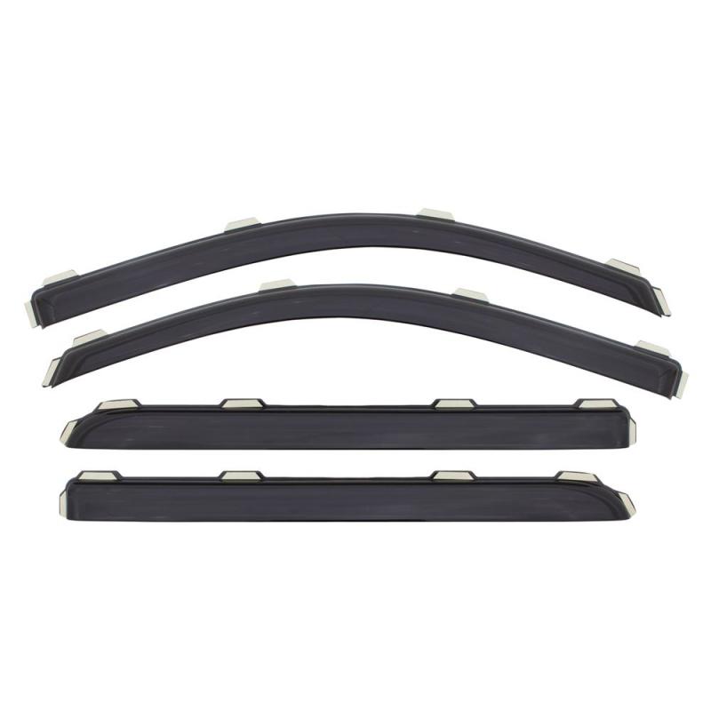 AVS 05-09 Kia Sportage Ventvisor In-Channel Front & Rear Window Deflectors 4pc - Smoke