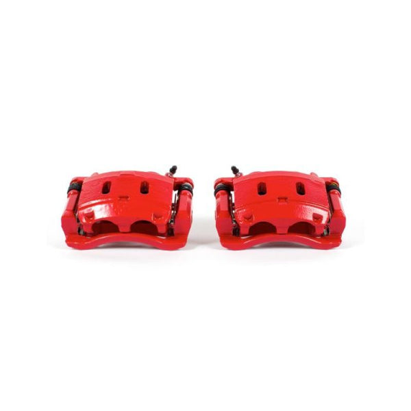 Power Stop 06-13 Infiniti QX56 Front Red Calipers w/Brackets - Pair