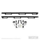 Westin/HDX 99-16 Ford F-250/350 Crew Cab (6.75ft Bed) Stainless Drop Nerf Step Bars - Textured Black