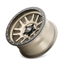 Dirty Life 9309 Canyon Pro 17x9/6x139.7 BP/-12mm Offset/106mm Hub Satin Gold Wheel - Beadlock