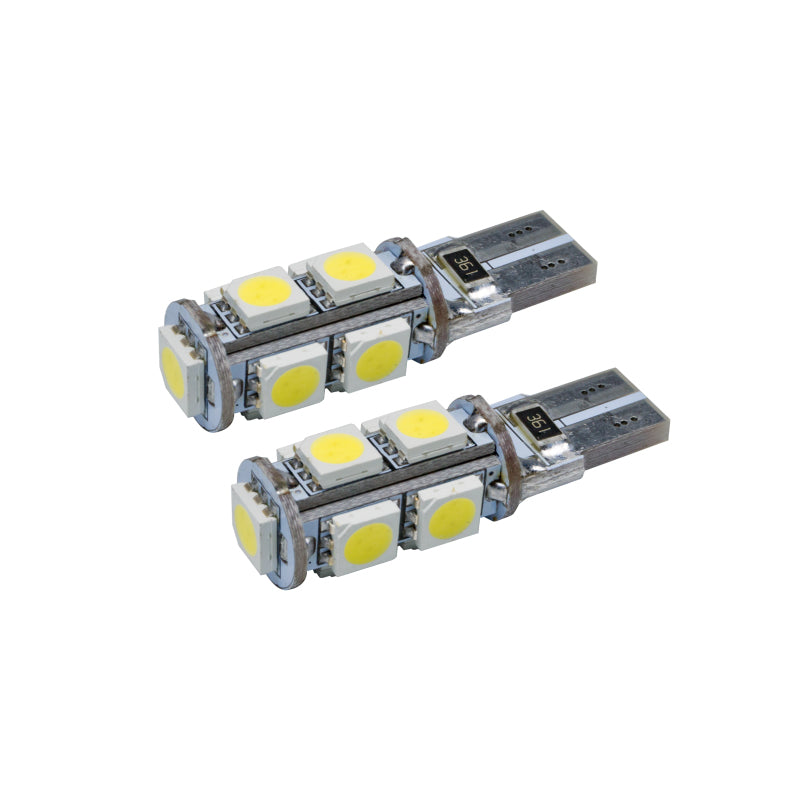 Oracle T10 9 LED 3 Chip SMD Bulbs (Pair) - Cool White