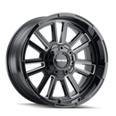 Mayhem 8115 Apollo 20x10 / 8x165.1 BP / -19mm Offset / 125.2mm Hub Black w/ Milled Spokes Wheel