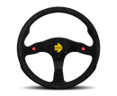 Momo MOD80 Steering Wheel 350 mm -  Black Suede/Black Spokes