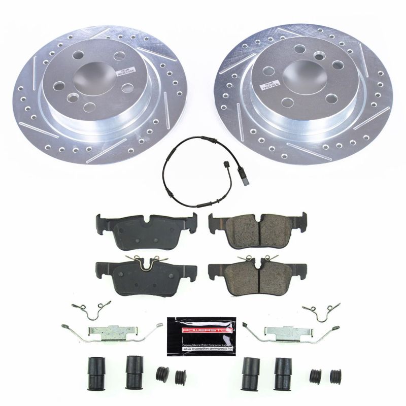 Power Stop 16-18 Mini Cooper Clubman Rear Z23 Evolution Sport Brake Kit