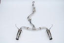 Invidia 2022+ Subaru WRX N1 Twin Outlet Single Layer SS Tip Cat-Back Exhaust