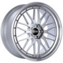 BBS LM 21x9 5x120 ET32 Diamond Silver Center Diamond Cut Lip Wheel -82mm PFS/Clip Required