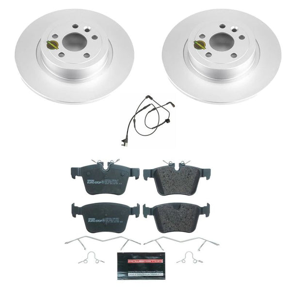 Power Stop 15-17 Land Rover Discovery Sport Rear Euro-Stop Brake Kit