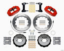 Wilwood Narrow Superlite 6R Front Hat Kit 12.88in Red 2012-Up Toyota / Scion FRS w/ Lines