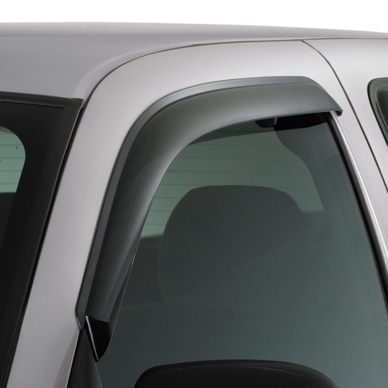 AVS 15-18 Chevy Colorado Ext. Cab Ventvisor Outside Mount Window Deflectors 2pc - Smoke