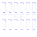 King 01/98-12/09 Chrysler 167CI / 2.7 Liter EER V6 Rod Bearing Set
