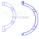 King Nissan QR25DE DOHC 16 Valves Thrust Washer