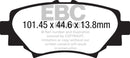 EBC 14+ Mazda 3 2.0 (Japan Build) Ultimax2 Rear Brake Pads