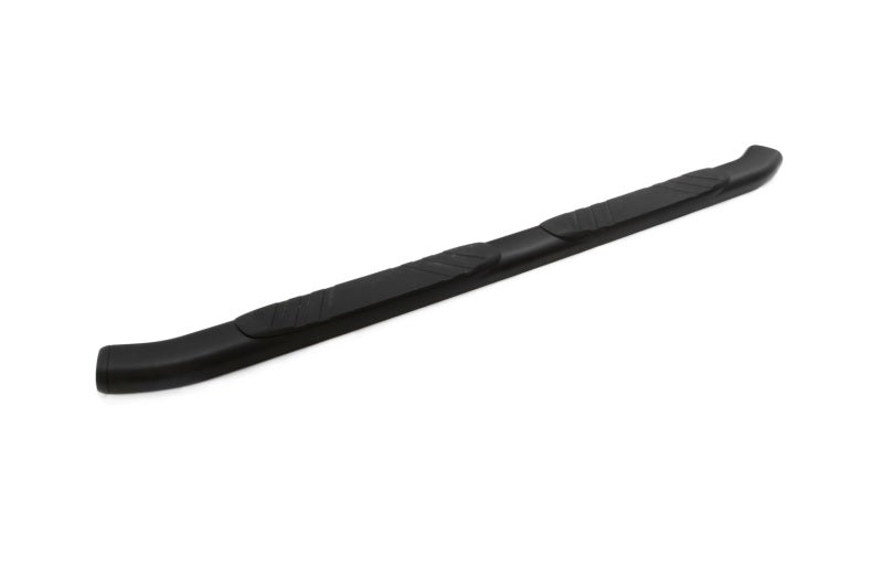Lund 07-17 Chevy Silverado 1500 Ext. Cab (Excl. 11-17 Diesel Model) 5in. Oval Bent Nerf Bars - Black