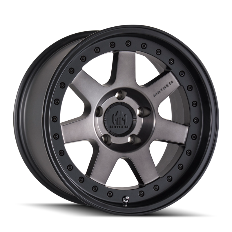 Mayhem 8300 Prodigy 20x9 / 6x139.7 BP / 0mm Offset / 106mm Hub Matte Black w/ Dark Tint Wheel